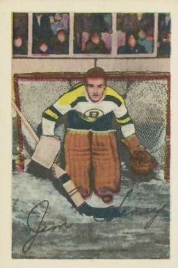 1952 Parkhurst Jim Henry #74 Hockey Card