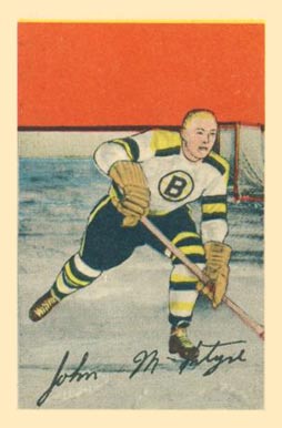 1952 Parkhurst Jack McIntyre #77 Hockey Card