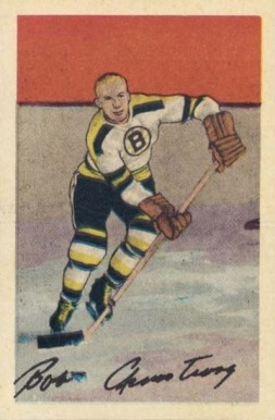 1952 Parkhurst Bob Armsrtong #84 Hockey Card