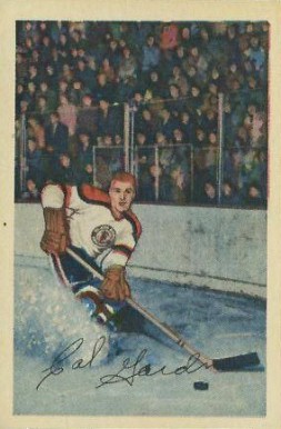 1952 Parkhurst Cal Gardner #30 Hockey Card