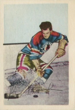 1952 Parkhurst Bill Moesienko #27 Hockey Card