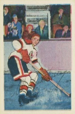 1952 Parkhurst Al Dewsbury #17 Hockey Card