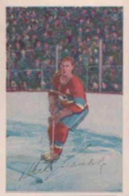 1952 Parkhurst Dick Gamble #5 Hockey Card