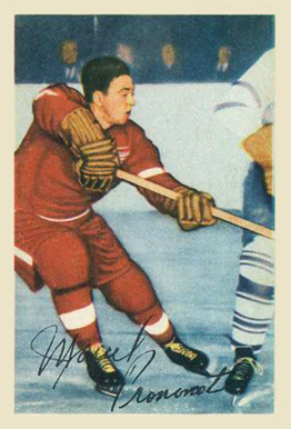 1953 Parkhurst Marcel Pronovost #41 Hockey Card