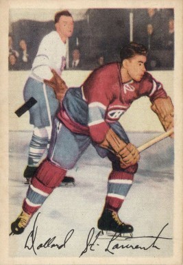 1953 Parkhurst Dollard St. Laurent #23 Hockey Card