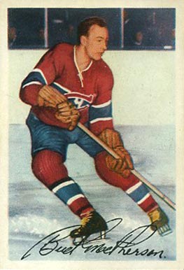 1953 Parkhurst Bud Macpherson #22 Hockey Card