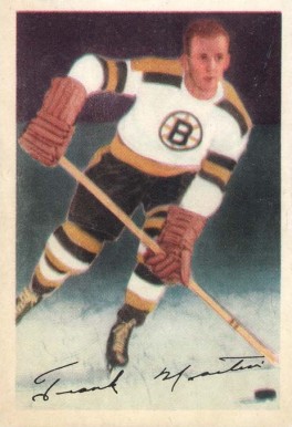 1953 Parkhurst Frank Martin #97 Hockey Card