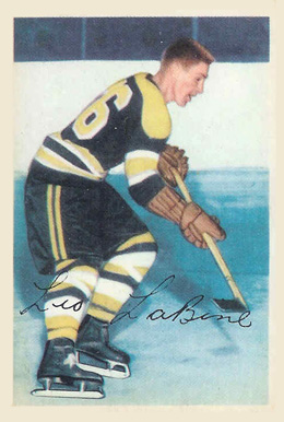 1953 Parkhurst Leo Labine #93 Hockey Card