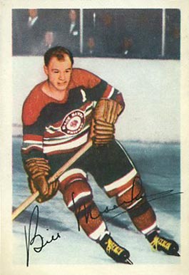 1953 Parkhurst Bill Moesienko #80 Hockey Card