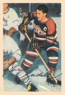 1953 Parkhurst Bill Gadsby #76 Hockey Card