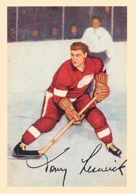 1953 Parkhurst Tony Leswick #43 Hockey Card
