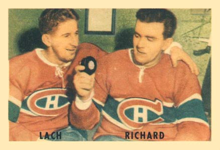 1953 Parkhurst Lach/Richard #30 Hockey Card