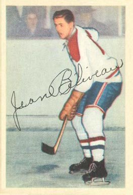 1953 Parkhurst Jean Beliveau #27 Hockey Card