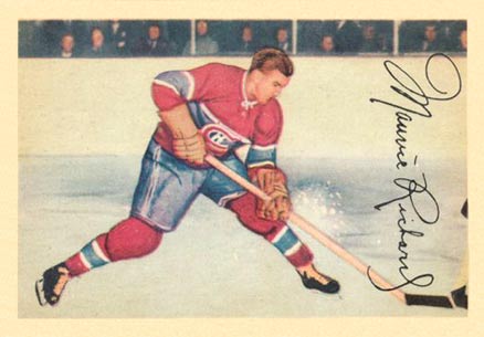 1953 Parkhurst Maurice Richard #24 Hockey Card
