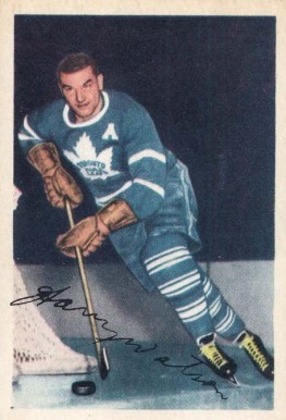 1953 Parkhurst Harry Watson #12 Hockey Card
