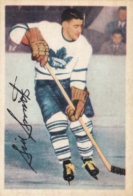 1953 Parkhurst Sid Smith #2 Hockey Card