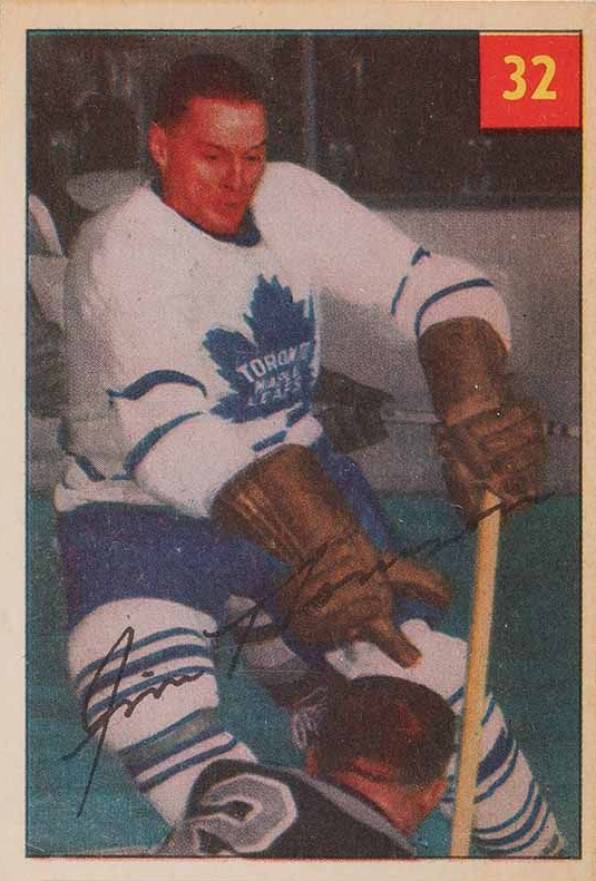 1954 Parkhurst Jim Thomson #32 Hockey Card