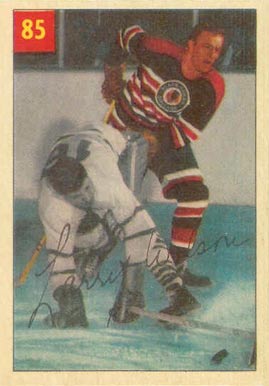 1954 Parkhurst Larry Wilson #85 Hockey Card
