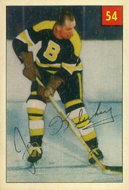 1954 Parkhurst Joe Klukay #54 Hockey Card