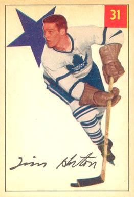 1954 Parkhurst Tim Horton #31 Hockey Card