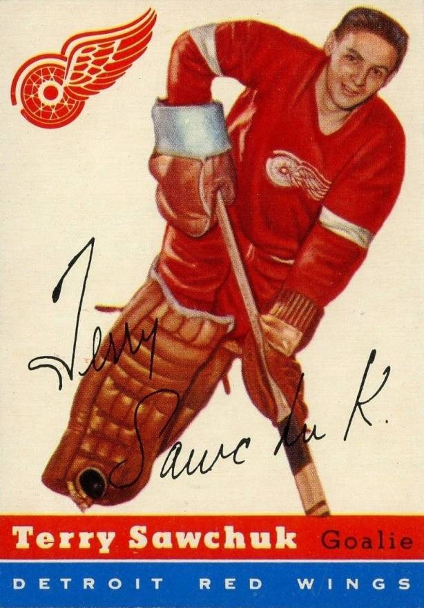 1954 Topps Terry Sawchuk #58 Hockey Card