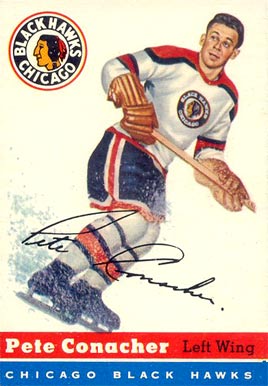 1954 Topps Pete Conacher #33 Hockey Card
