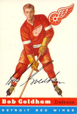 1954 Topps Bob Goldham #46 Hockey Card