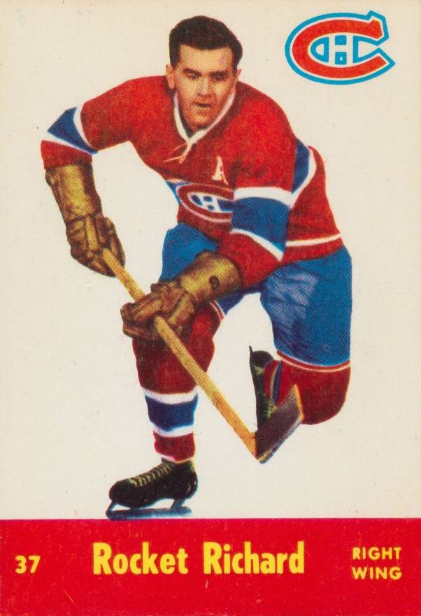 1955 Parkhurst Rocket Richard #37 Hockey Card
