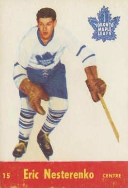 1955 Parkhurst Eric Nesterenko #15 Hockey Card