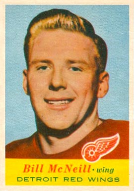 1957 Topps Bill McNeill #44 Hockey Card