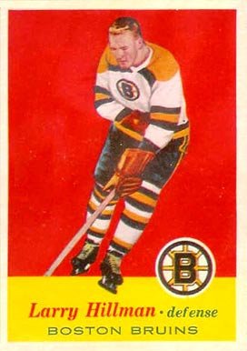 1957 Topps Larry Hillman #17 Hockey Card