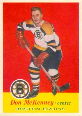 1957 Topps Don McKenny #13 Hockey Card