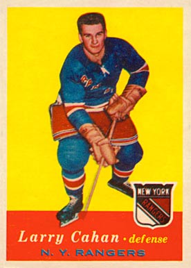 1957 Topps Larry Cahan #59 Hockey Card