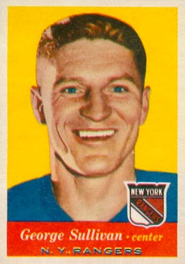1957 Topps George Sullivan #56 Hockey Card