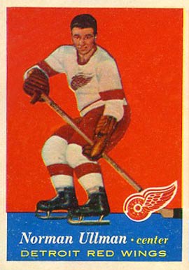1957 Topps Norman Ullman #46 Hockey Card