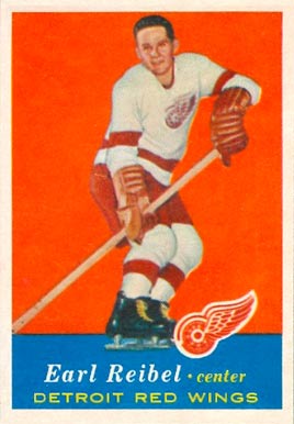 1957 Topps Earl Reibel #45 Hockey Card