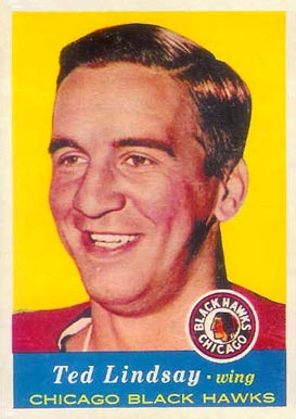 1957 Topps Ted Lindsay #21 Hockey Card
