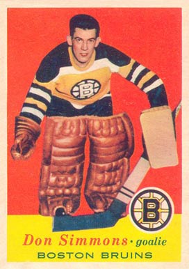 1957 Topps Don Simmons #14 Hockey Card