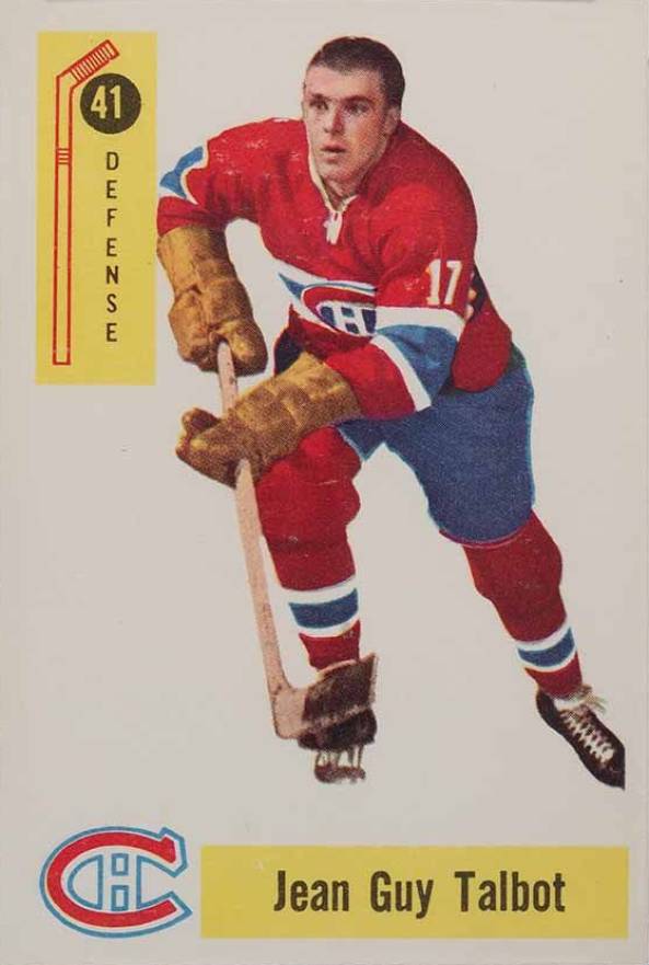 1958 Parkhurst Jean-Guy Talbot #41 Hockey Card