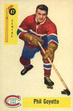 1958 Parkhurst Phil Goyette #47 Hockey Card