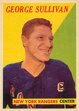 1958 Topps George Sullivan #48 Hockey Card