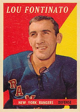 1958 Topps Lou Fontinato #41 Hockey Card