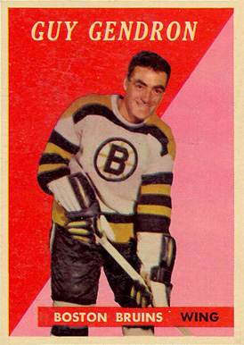 1958 Topps Jean-Guy Gendron #51 Hockey Card