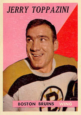 1958 Topps Jerry Toppazzini #45 Hockey Card