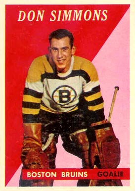 1958 Topps Don Simmons #44 Hockey Card