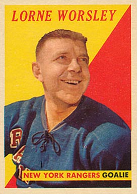 1958 Topps Gump Worsley #39 Hockey Card