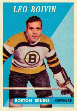 1958 Topps Leo Boivin #20 Hockey Card