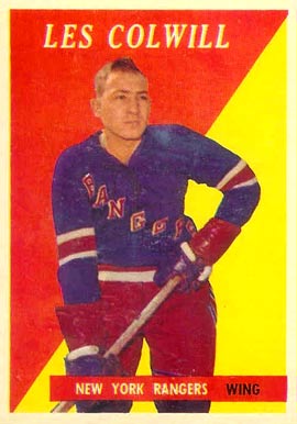 1958 Topps Les Colwill #19 Hockey Card