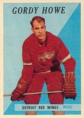 1958 Topps Gordy Howe #8 Hockey Card