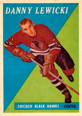 1958 Topps Danny Lewicki #6 Hockey Card